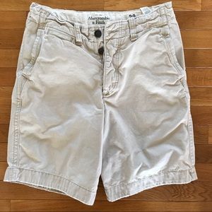 A&F Khaki Shorts